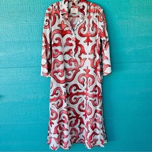 MAXI LIGHTWEIGHT 100% COTTON BEACH BOHO MAXI DRESS NEFES SIZE MEDIUM